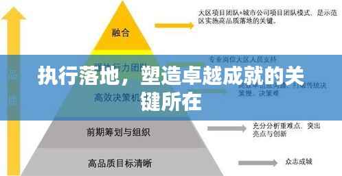 执行落地,塑造卓越成就的关键所在