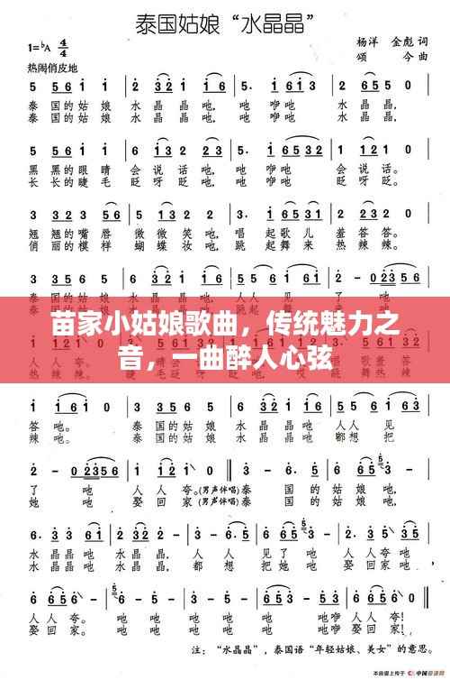 苗家小姑娘歌曲,传统魅力之音,一曲醉人心弦