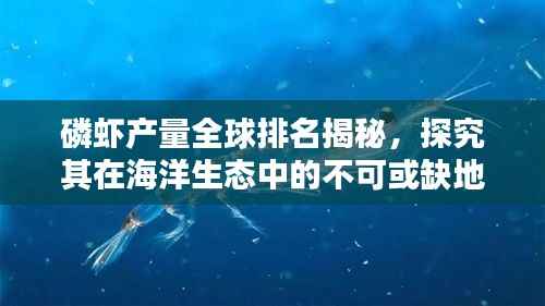 磷虾产量全球排名揭秘,探究其在海洋生态中的不可或缺地位