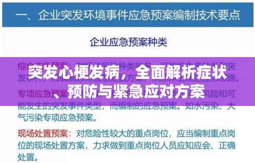 突发心梗发病,全面解析症状、预防与紧急应对方案